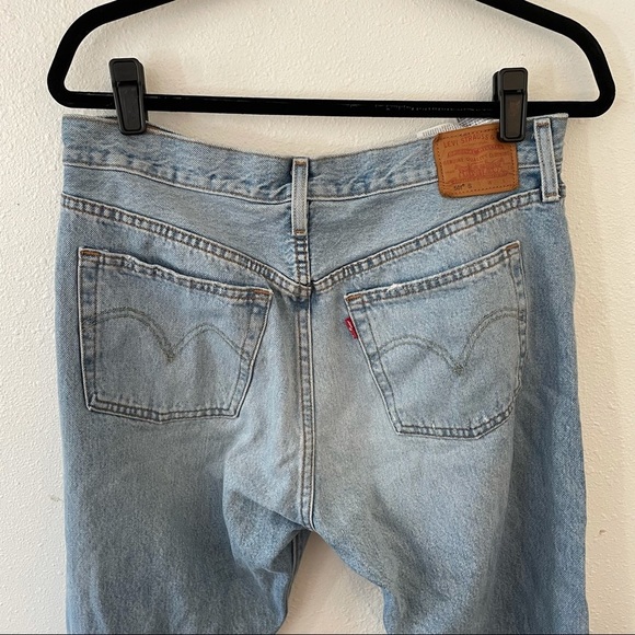 𝅺Levi’s 501S Light Wash High Waisted Jeans 31X32 - Picture 7 of 8